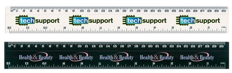 Double Bevel Plastic Ruler, 6 inch, Clear | Bundle of 5