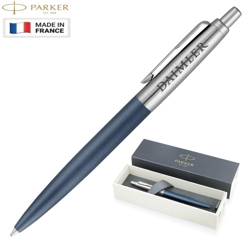 Custom Parker Jotter XL Matte Blue CT BP are crafted with an all-metal