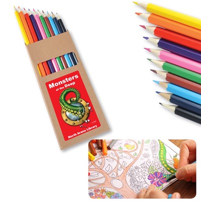 10 Pack Full Length Colouring Pencils