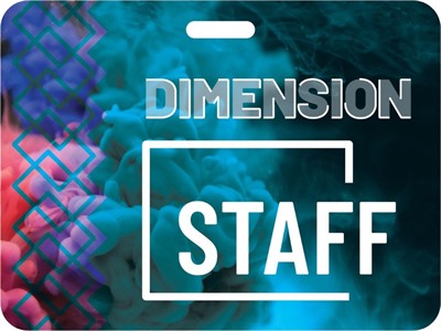 100x70mm Printed Conference Name Tag