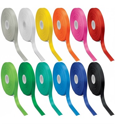 15mm Single Colour Polyester Ribbon