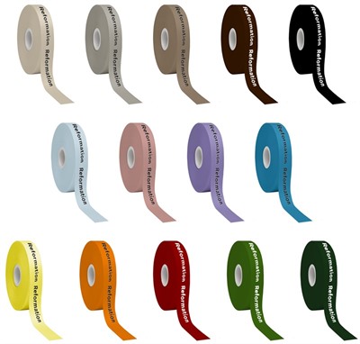 16mm Single Colour Satin Polyester Ribbon