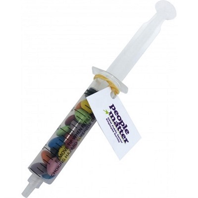 20g Choc Beans In Plastic Syringe