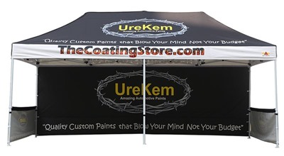 3m x 6m Marquee With Back & Double Side Wall