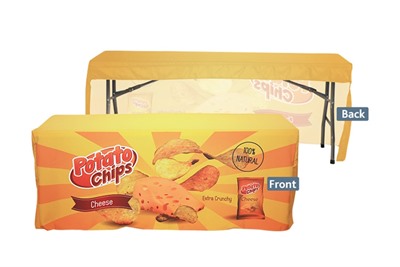 6ft 3 Sided Fitted Tablecloth