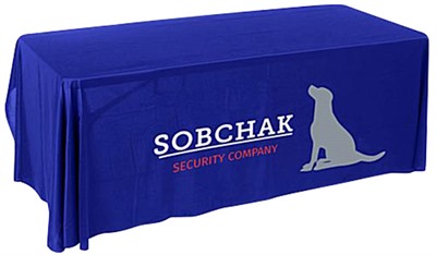 8ft 3 Sided Throw Tablecloth