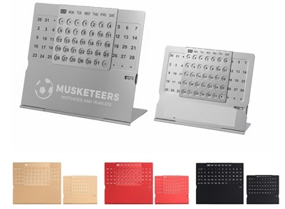 Aluminium Desk Calendar