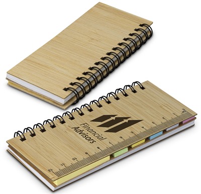 Bamboo Sticky Note Book