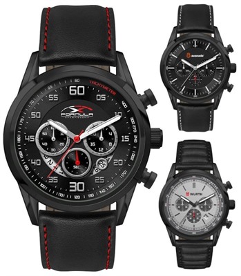 Blaze Black Chronograph Watch