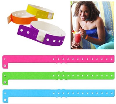 Block Colour Plastic Wristband