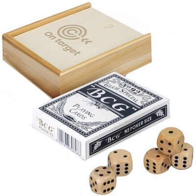 Card & Dice Game Set