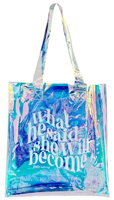 Clear PVC Holographic Tote Bag