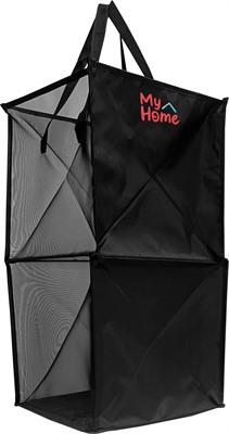 Collapsible Double Layer Laundry Basket