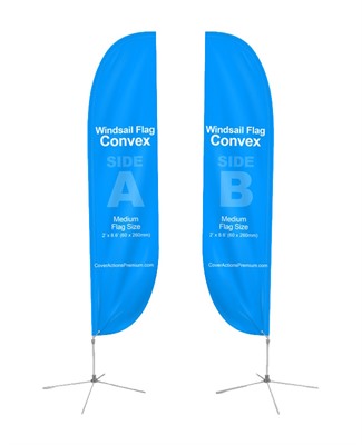 Convex Feather Medium Banner