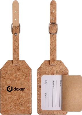 Cork Luggage Tag