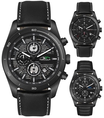 DeLuca Black Chronograph Watch