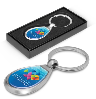 Drop Metal Keyring