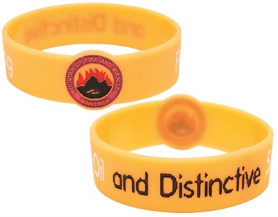 Dual Message Silicone Wristband