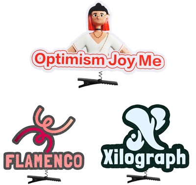 Felt Spring Hair Clip