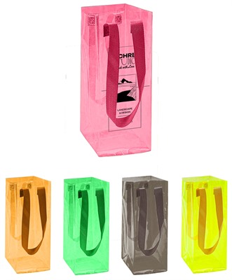 Jelly Colour PVC Waterproof Wine Carrier