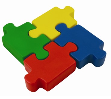 Jigsaw Pieces Stress Reliever