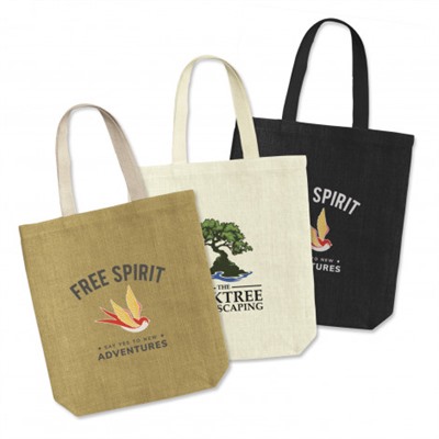 Jute Shopper Tote