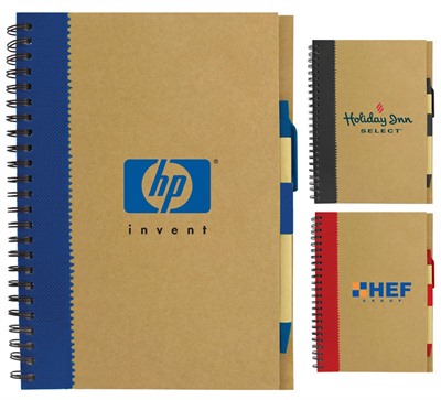 King Recycled Paper Notebook & Pen