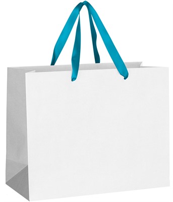 Large Full Colour Ribbon Handle Paper Bag