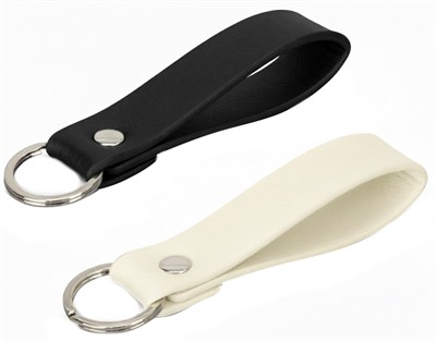 Leather Look PU Keyring