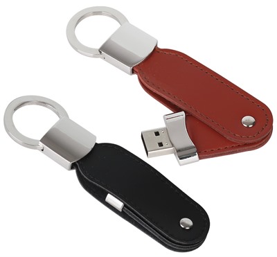 Leather Swivel USB