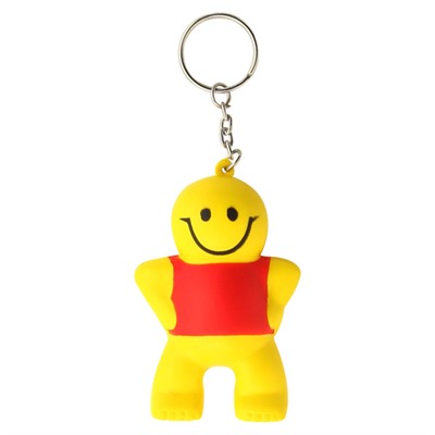 Little Man Stress Shape Keyring