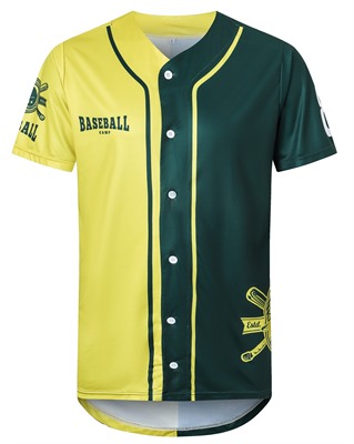 Mens Full Button Baseball Jersey