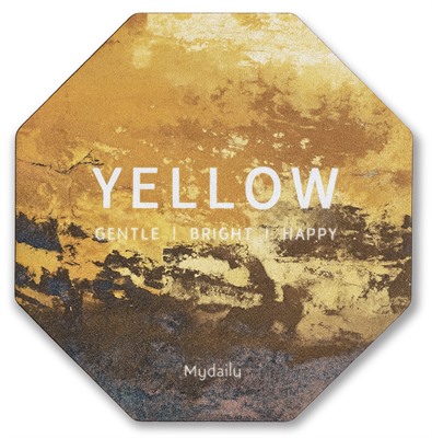 Octagonal Frosted Stainless Steel Coaster