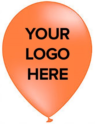 Orange Custom Branded Balloons