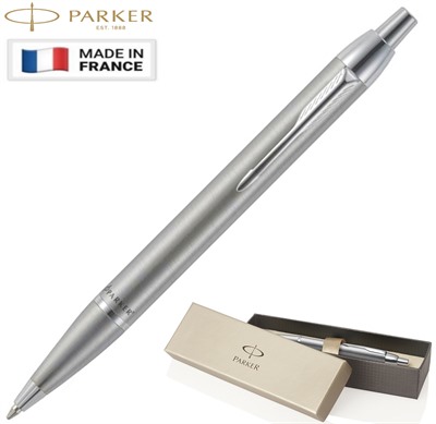 Parker IM Brushed Stainless Steel CT Ballpoint