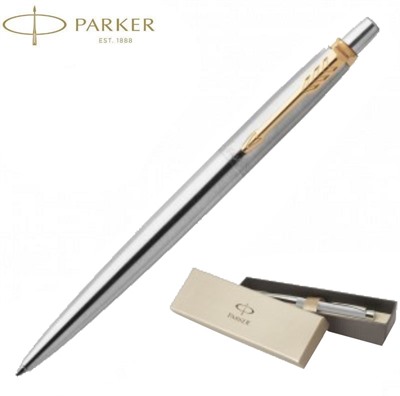 Parker Jotter Ballpoint Brushed Stainless GT