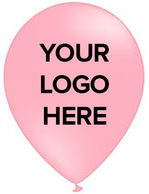 Printed Pink Party Balloons