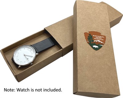 Rectangular Recycled Paper Watch Gift Box