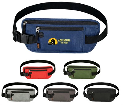 RFID Blocking Nylon Waist Bag