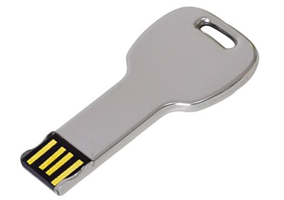 Round Flat Key Flash Drive