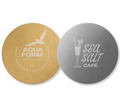 Round Stainless Steel Coaster