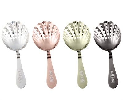 Shell Shaped Metal Cocktail Strainer