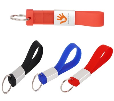 Silicone Keyring Flash Drive