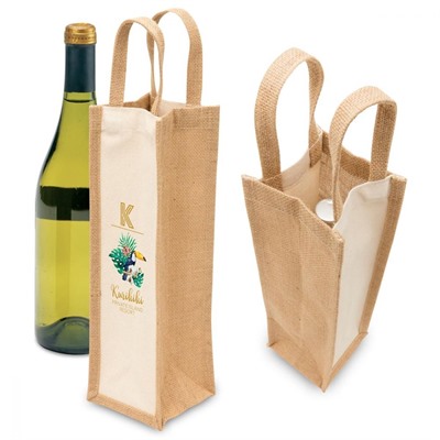 Single Bottle Jute Carrier