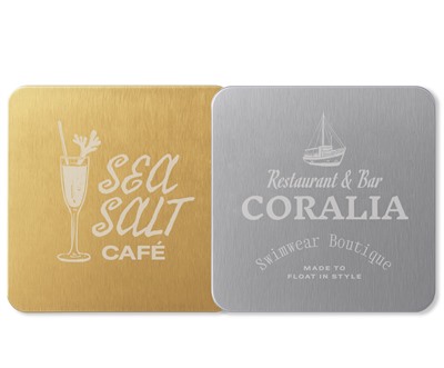 Square Stainless Steel Coaster