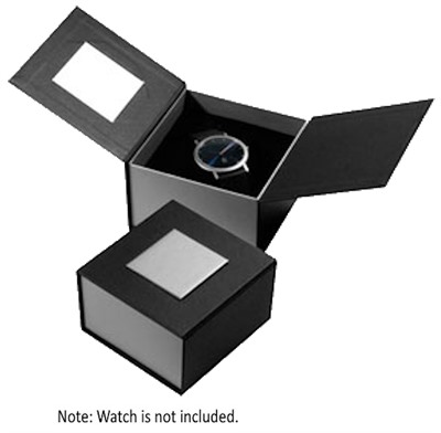 Square Two-Tone Watch Gift Box