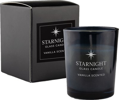 StarNight Vanilla Glass Candle