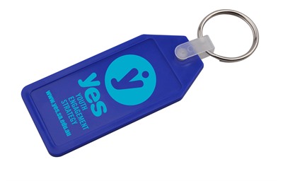 Tapered Plastic Key Tag