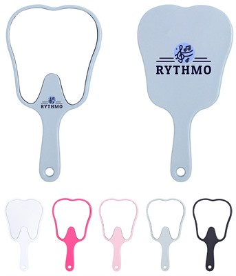 Tooth Shaped Handheld Mirror