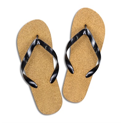 Wave Cork Flip Flops